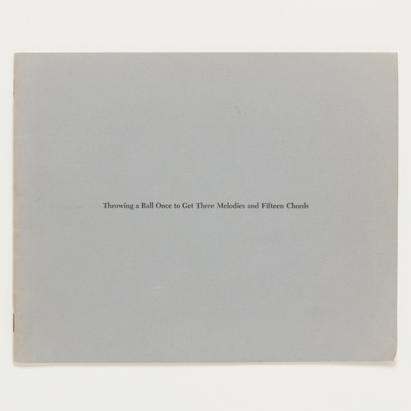 Throwing a Ball Once to Get Three Melodies and Fifteen Chords - John Baldessari